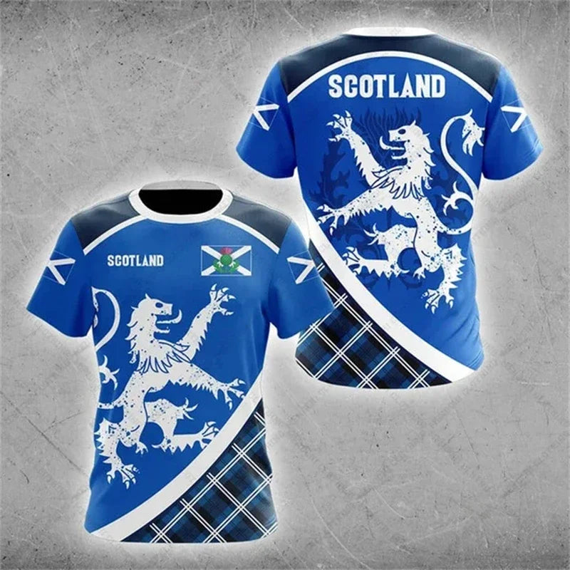 Scotland Rugby Style Fan Jersey