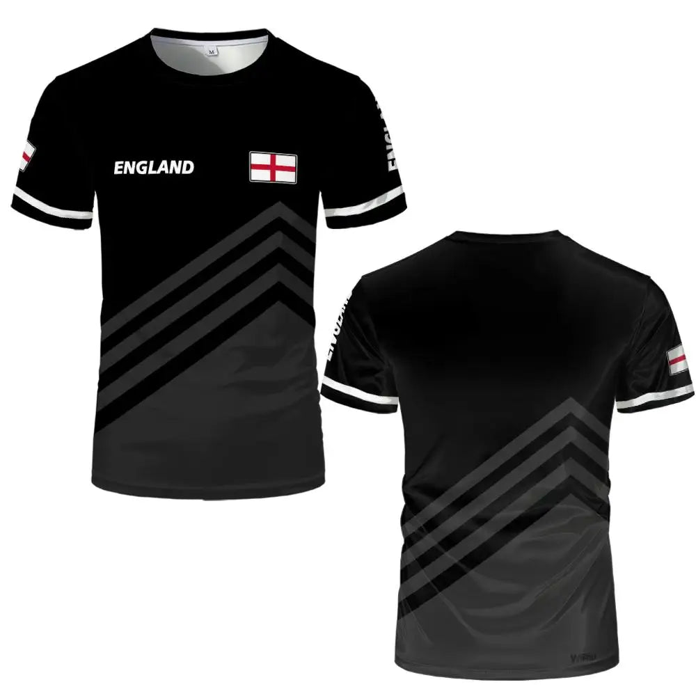 England Flag Graphic Sports Fan Jersey