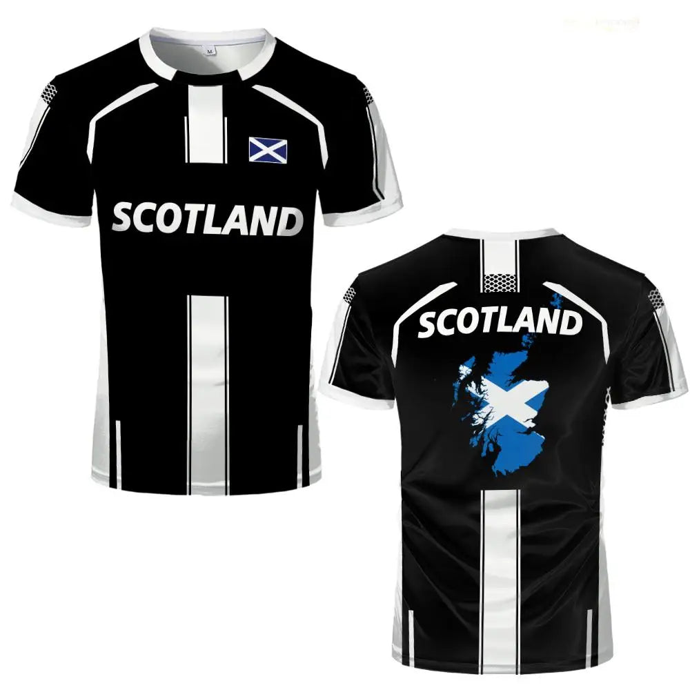 Scotland Flag Map Print Sports Fan Jersey