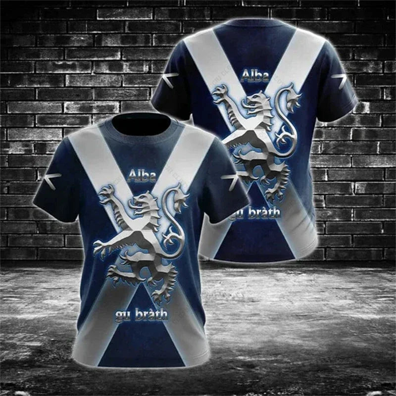 Scotland Rugby Style Fan Jersey