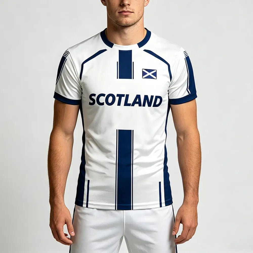 Scotland Flag Map Print Sports Fan Jersey