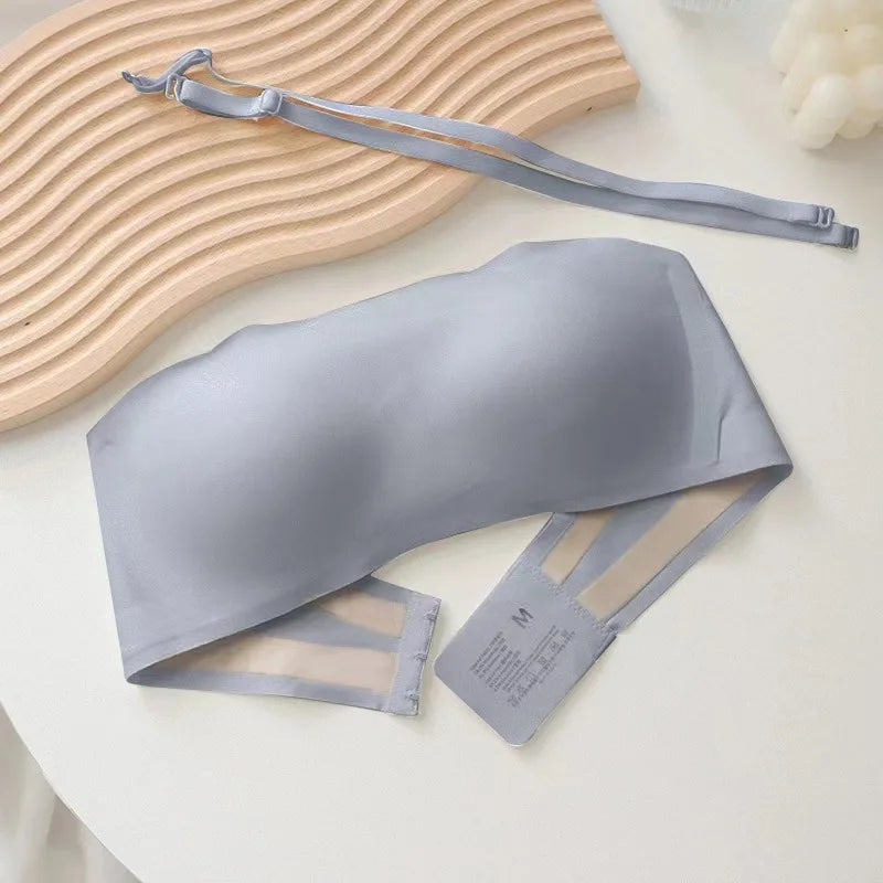 Women's Seamless Strapless Push-Up Bra