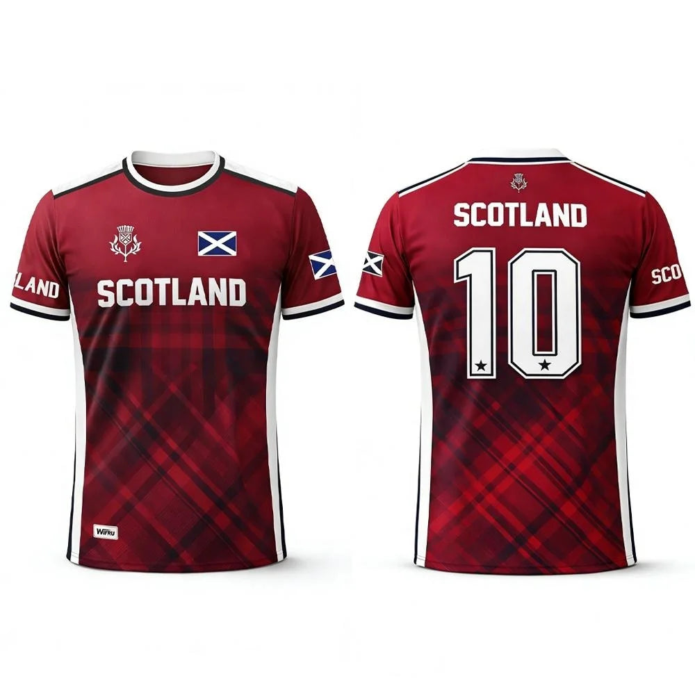 Scotland Football Team Breathable Fan Jersey