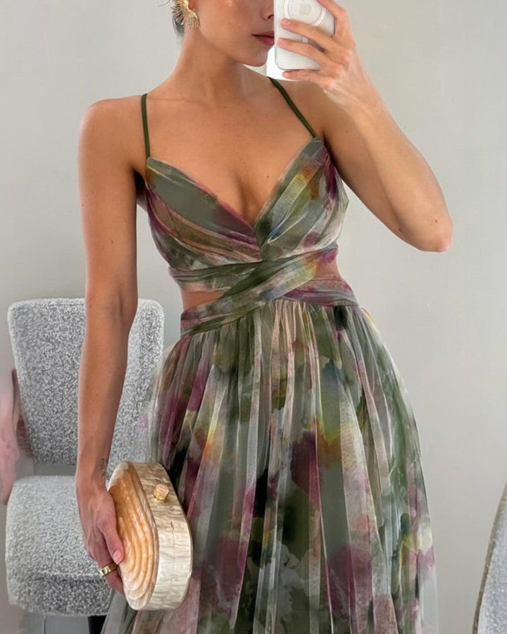 Claudia™ | Charming Long Floral Dress