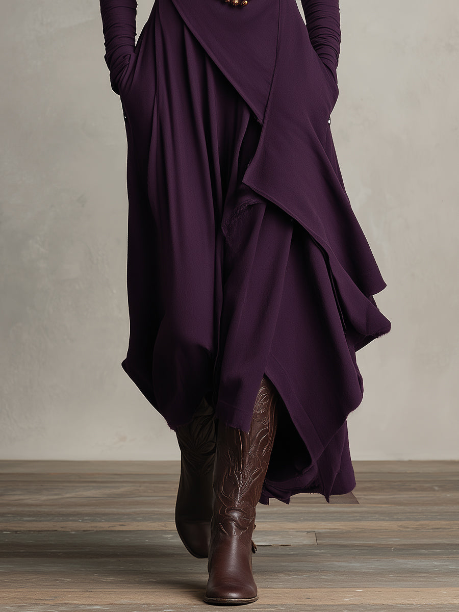 Nathalie | Graceful Draped Dress