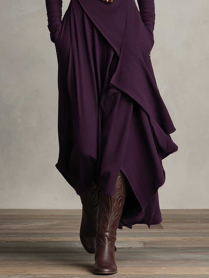 Nathalie | Graceful Draped Dress