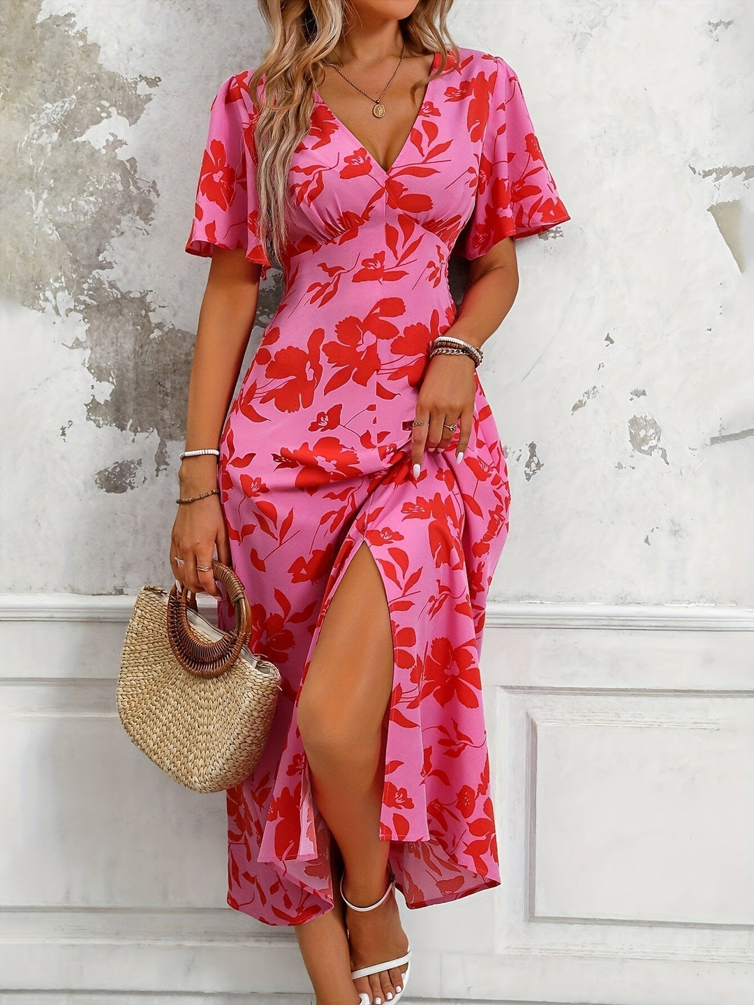 Gemma | Elegant Floral Maxi Dress