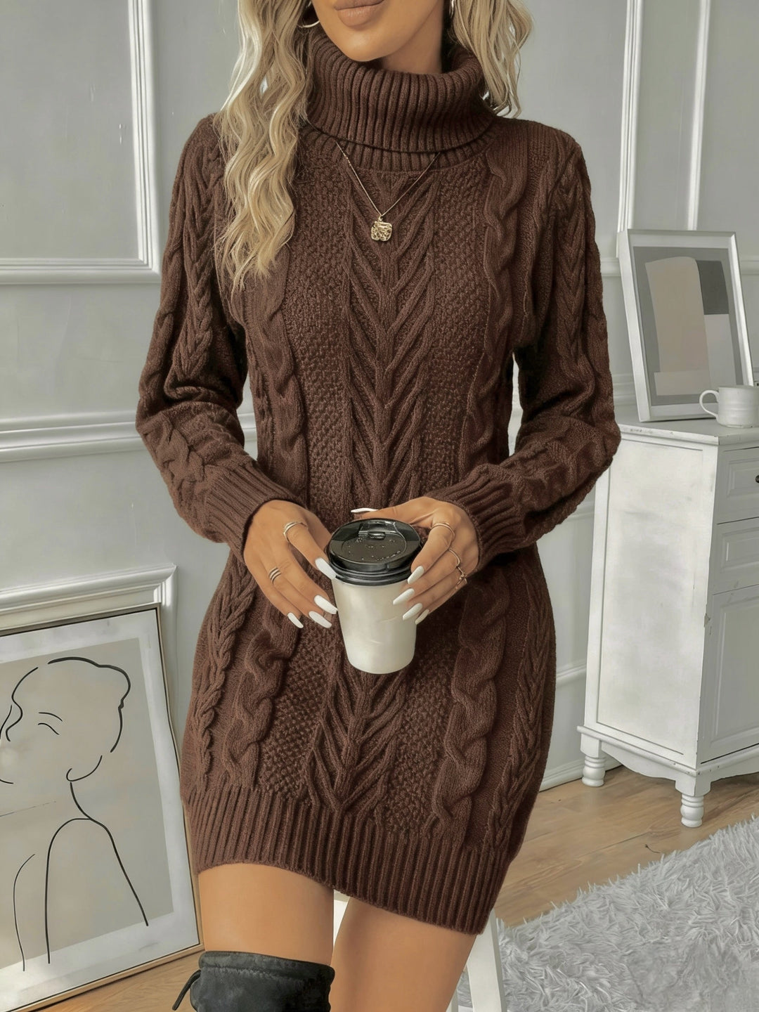 Serena | Luxurious Knitted Sweater Dress