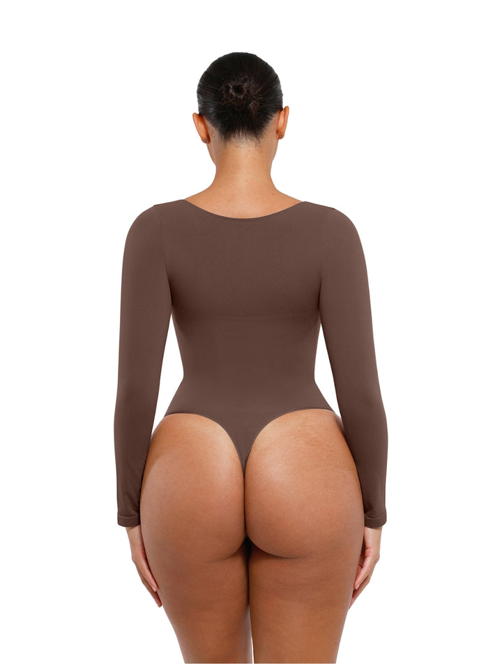 Long Sleeve Bodysuit with Ruching