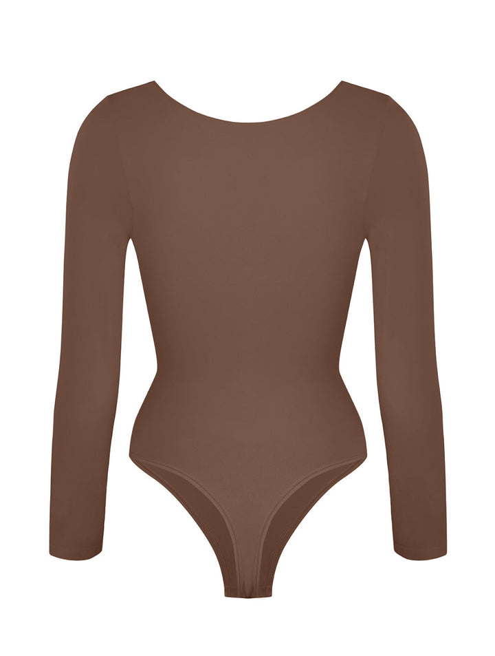 Long Sleeve Bodysuit with Ruching