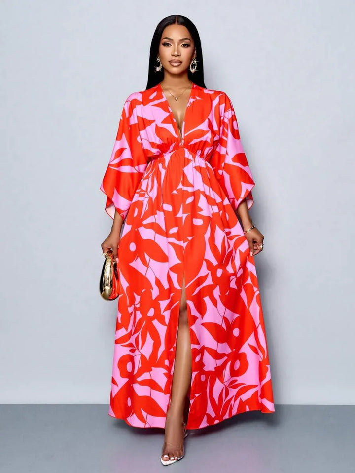 Amara | Graceful Floral Maxi Dress