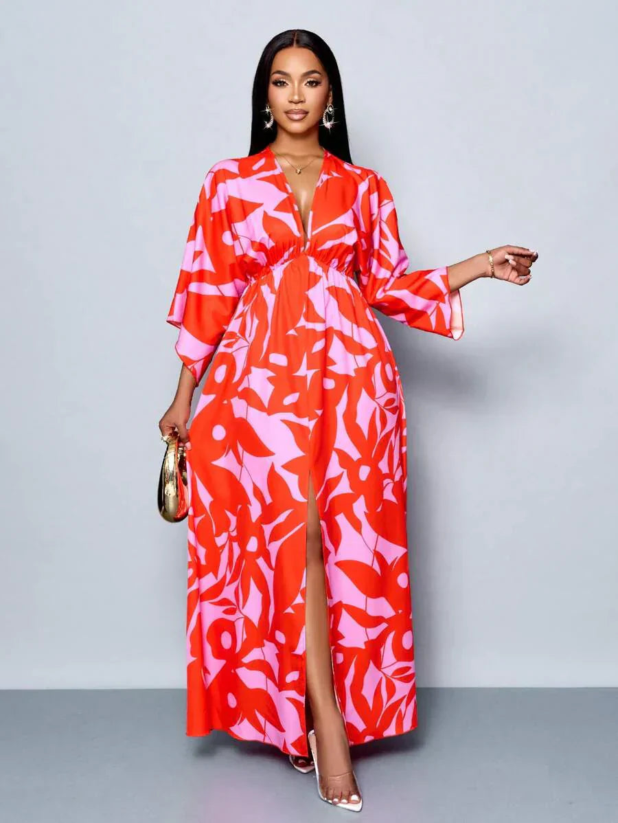 Amara | Graceful Floral Maxi Dress