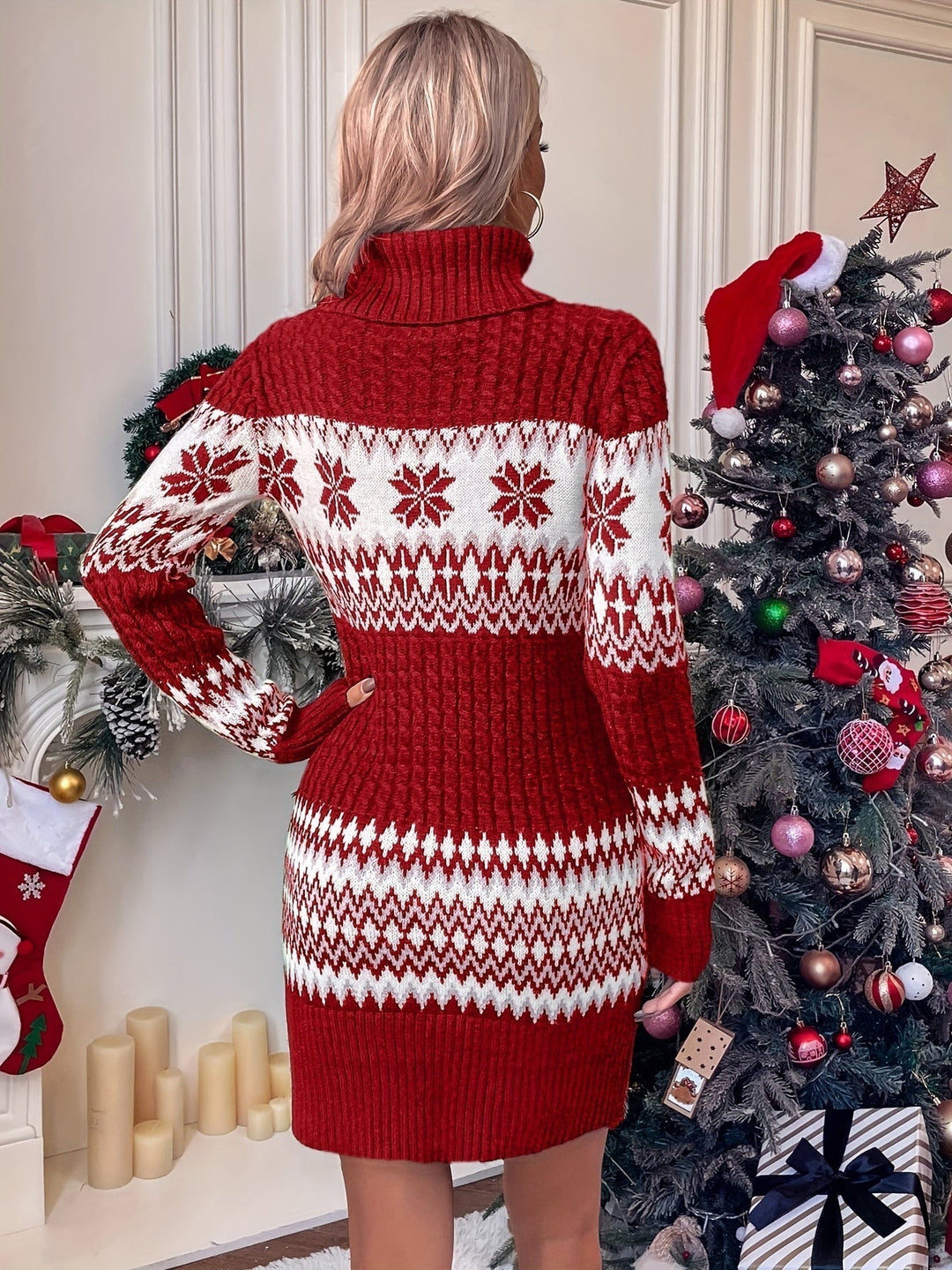 Mireille | Festive Knit Dress