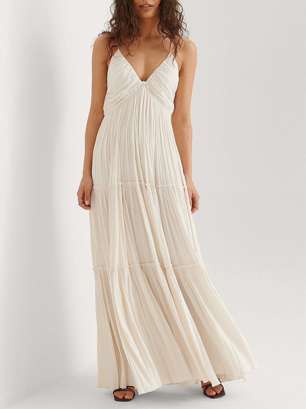 Gianna | Elegant Pleated Maxi Dress