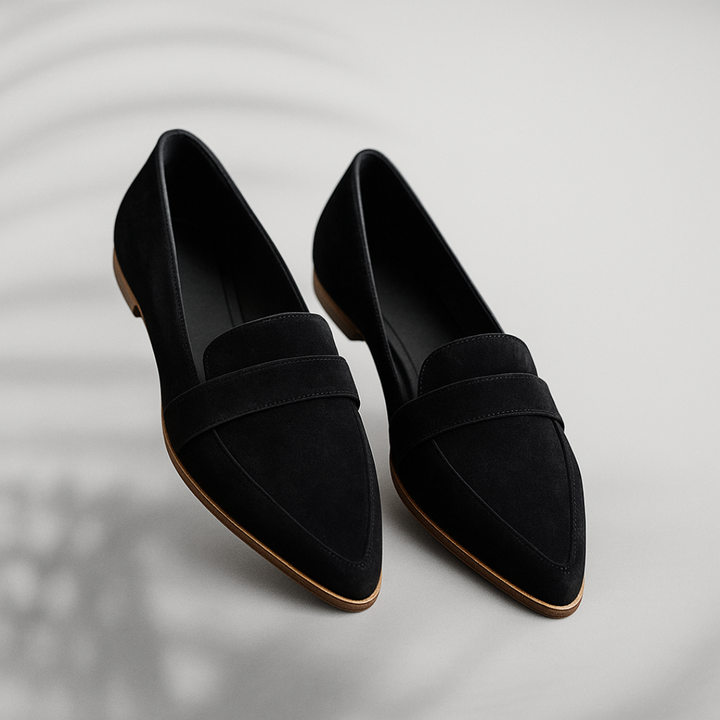 Selene | Polished Leather Loafers