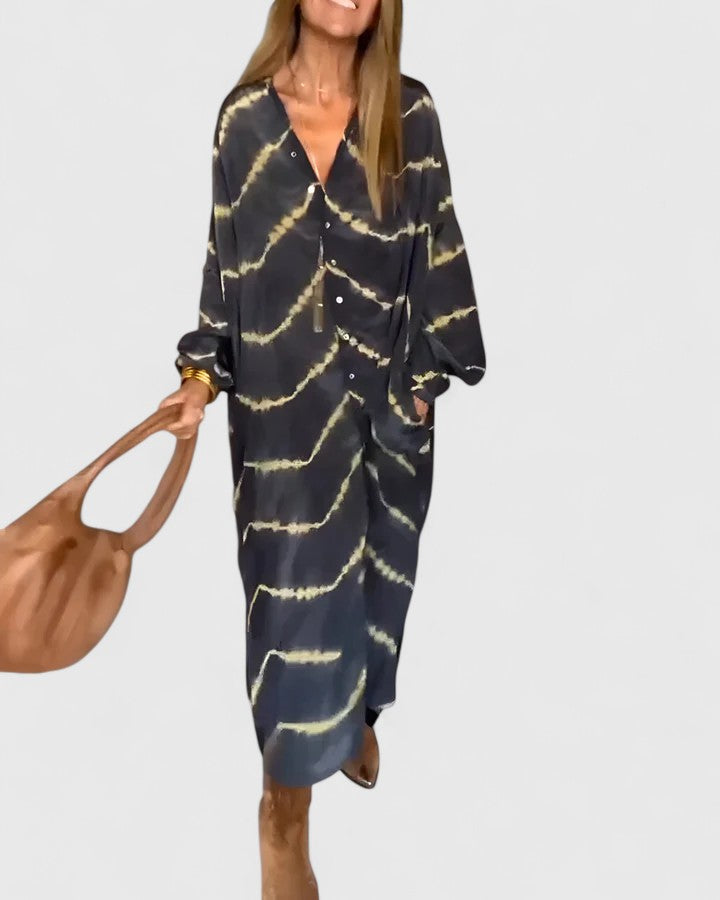 Lara | Effortless Striped Maxi Dress