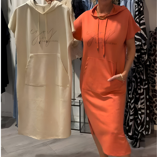 Gemma | Soft Jersey Hoodie Dress