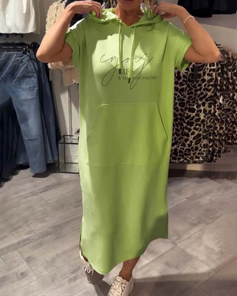 Gemma | Soft Jersey Hoodie Dress