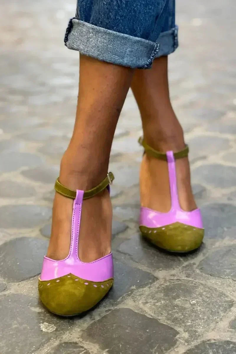 Dahlia | T-Bar Strap Closed Sandal