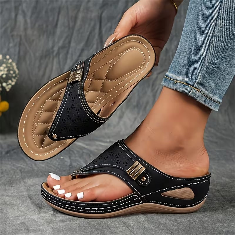 Calira™ | Comfortable Wedge Sandals with Support