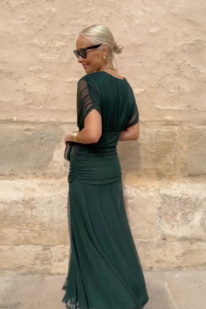 Louise | Elegant V-Neck Maxi Dress