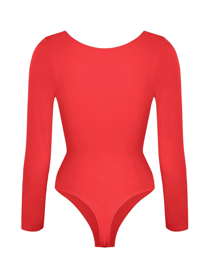 Long Sleeve Bodysuit with Ruching
