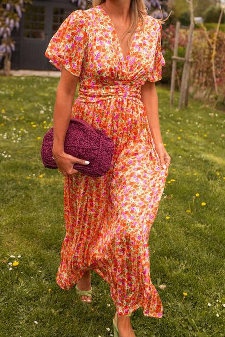 Emilia | V-Neck Maxi Dress