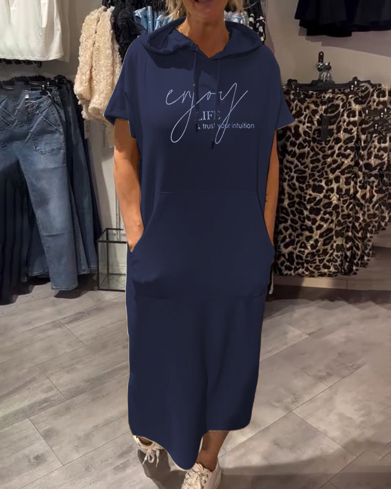 Gemma | Soft Jersey Hoodie Dress