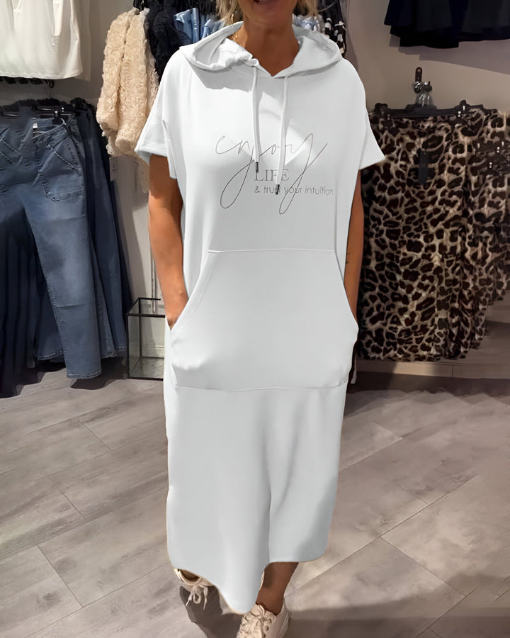 Gemma | Soft Jersey Hoodie Dress