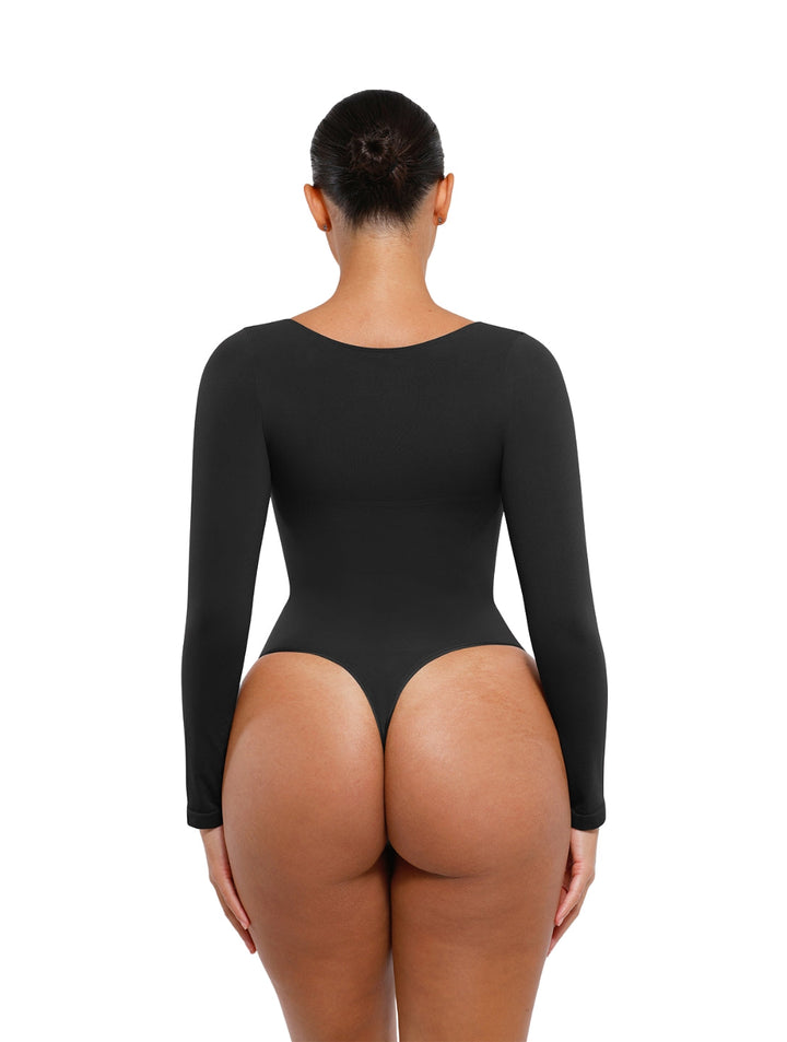 Long Sleeve Bodysuit with Ruching