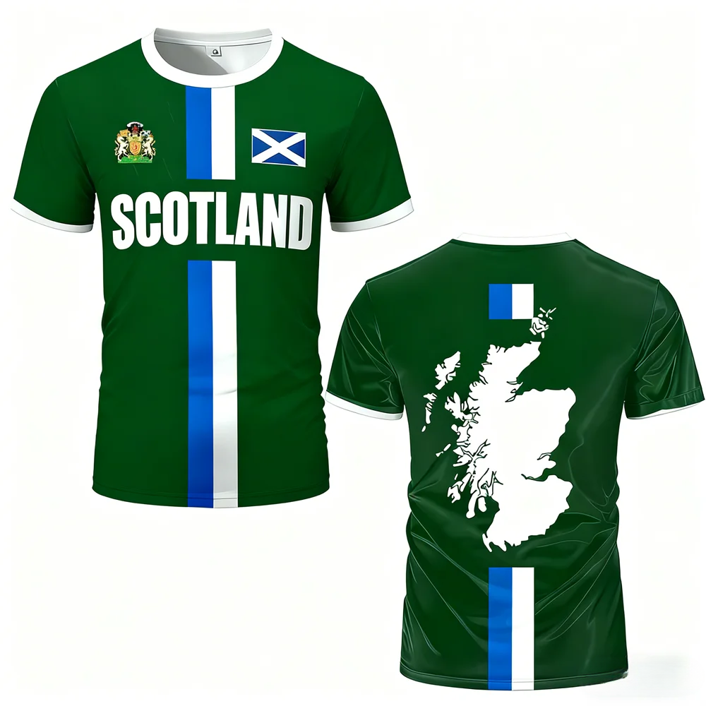 Scotland Flag Football Jersey Short Fan Jersey