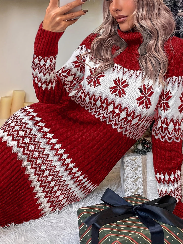 Mireille | Festive Knit Dress