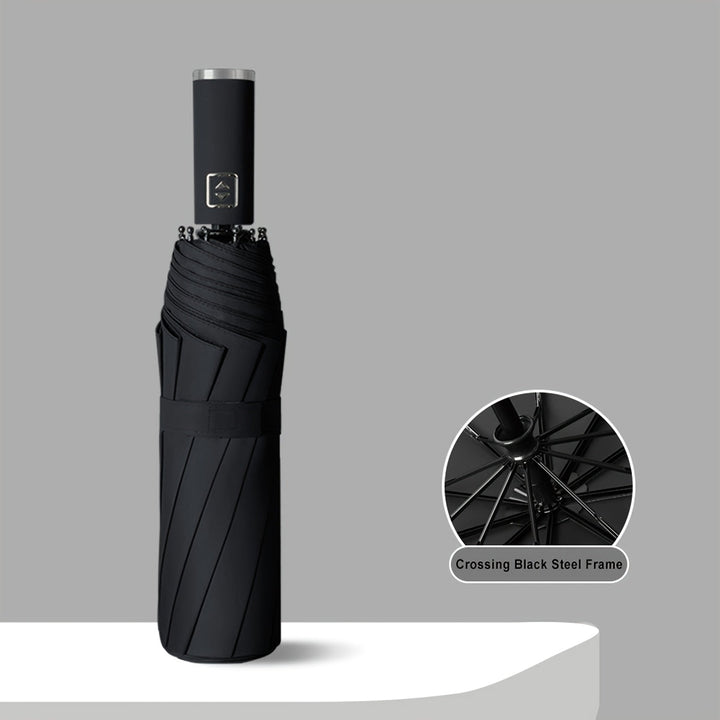 Automatic Folding Sun and Rain Umbrella
