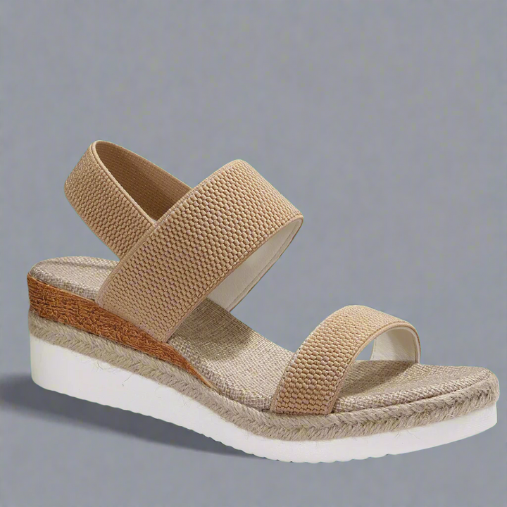Aurelia | Elegant Black Platform Sandals