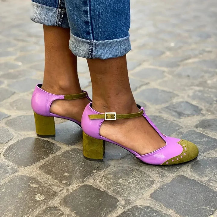 Dahlia | T-Bar Strap Closed Sandal