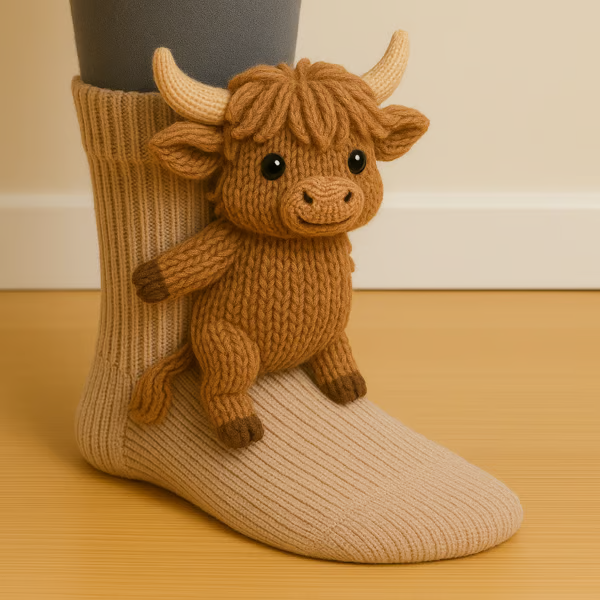 Highlands Cow | Animal Socks