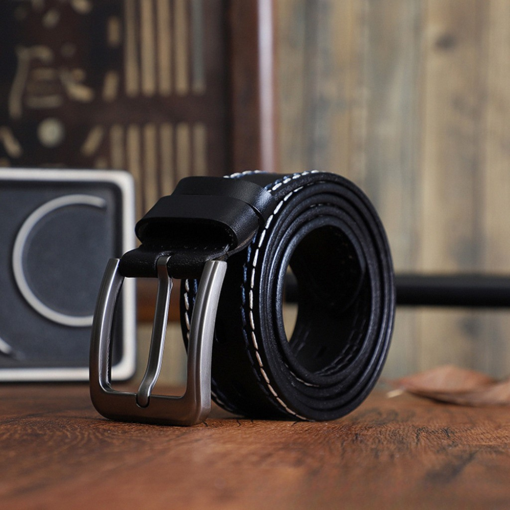 Black Leather Belt