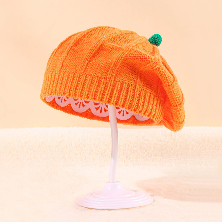 Harvest Moon Cozy Knit Hats for Two