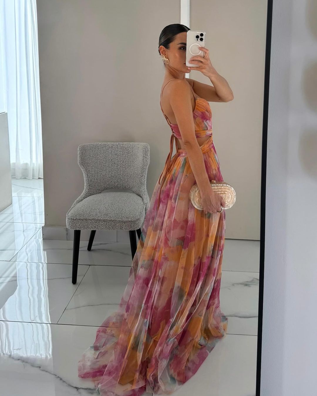 Claudia™ | Charming Long Floral Dress