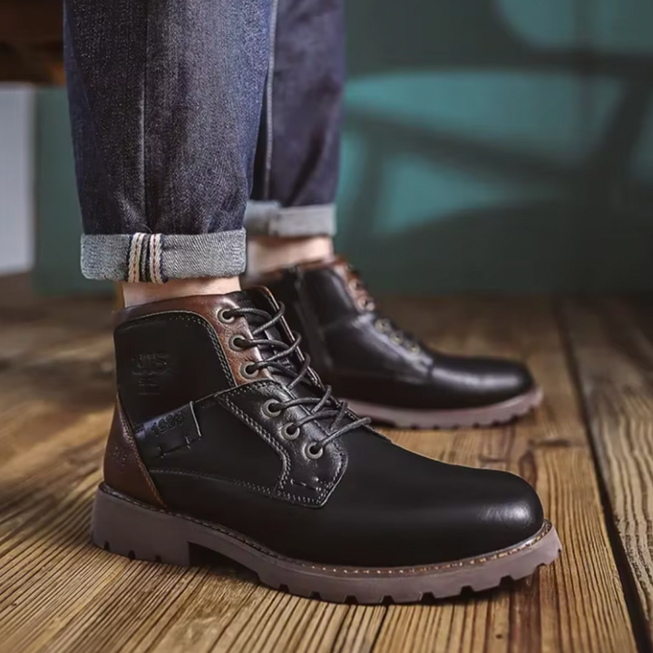 Eliza© Aaron | Vintage Leather Ankle Boots