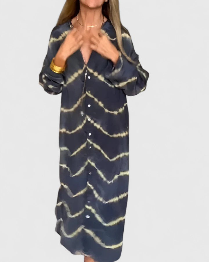 Lara | Effortless Striped Maxi Dress