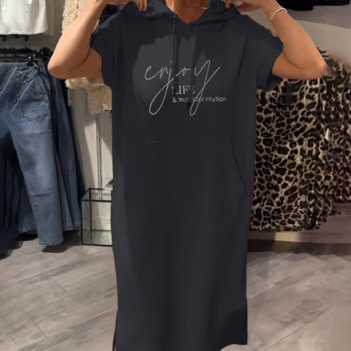 Gemma | Soft Jersey Hoodie Dress