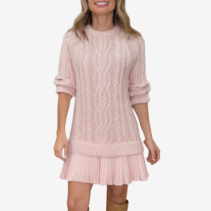 Clara | Elegant Knit Sweater Dress