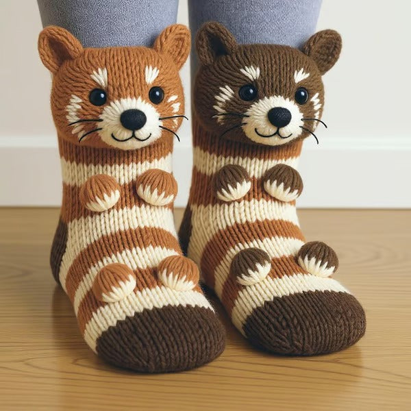 Raccoon | Animal Socks