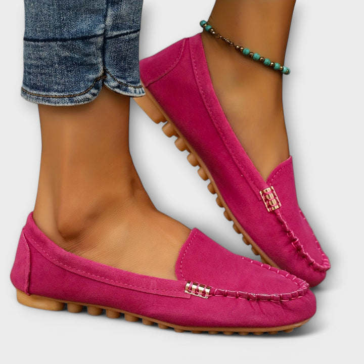 Brielle | Suede Moccasin Slip-On