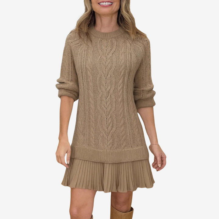 Clara | Elegant Knit Sweater Dress