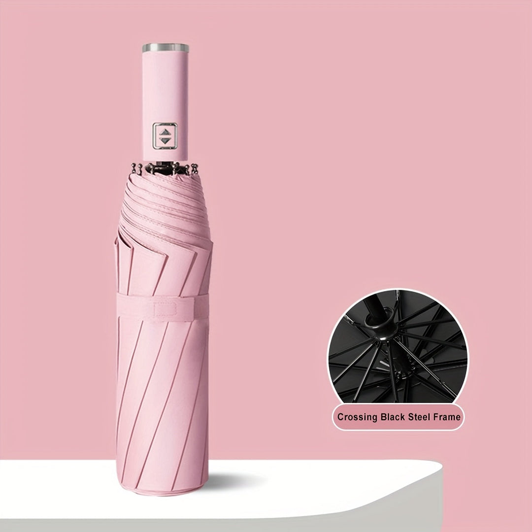 Automatic Folding Sun and Rain Umbrella