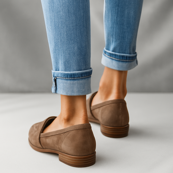 Selene | Polished Leather Loafers