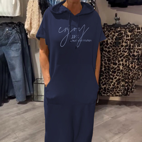 Gemma | Soft Jersey Hoodie Dress