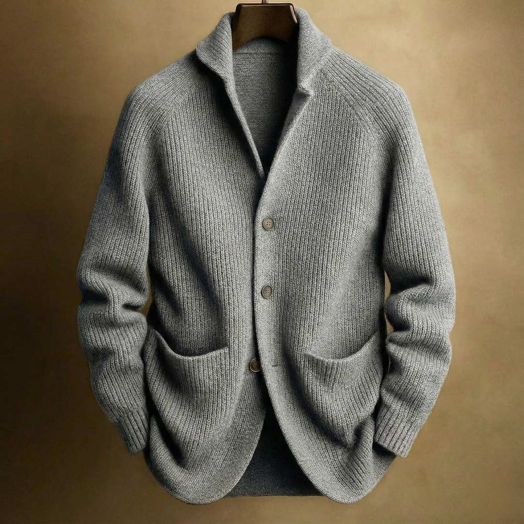 ALDRIC RIBBED CARDIGAN